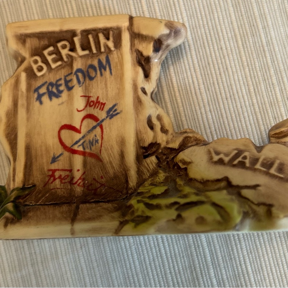 Vintage Goebel Berlin Freedom Figurine with Flags. Make An Offer!!